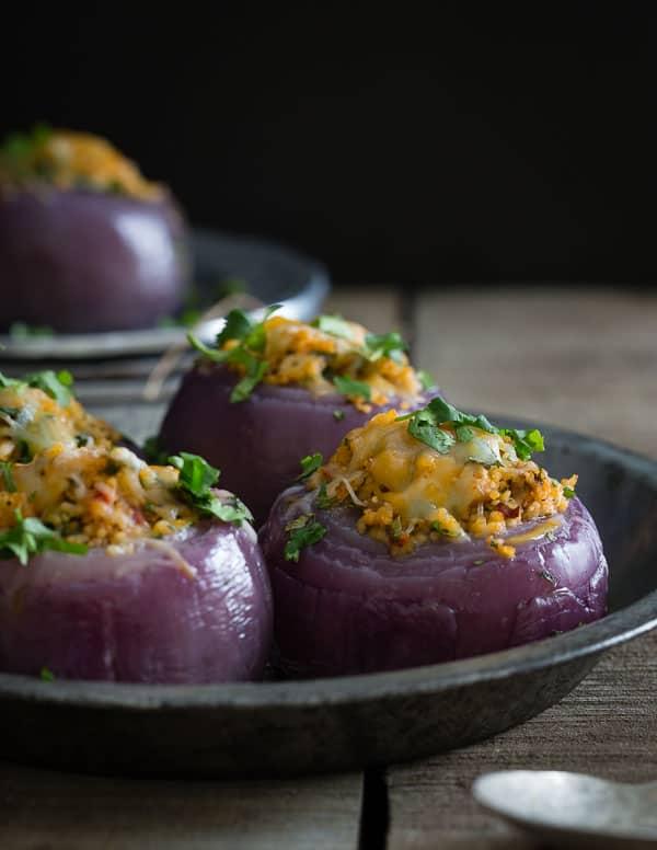 Mexican stuffed onions