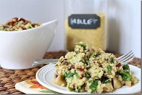 Mushroom Spinach Millet