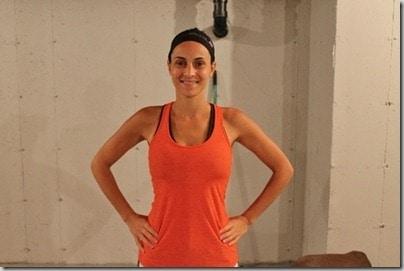 second front arms down