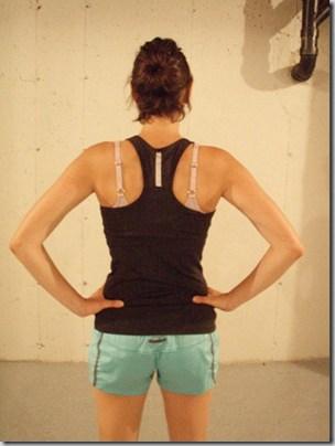 first back arms down
