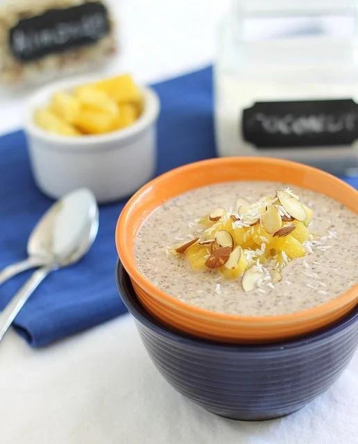 Overnight buckwheat oatmeal
