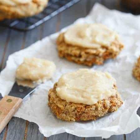 Paleo Carrot Cake Cookies