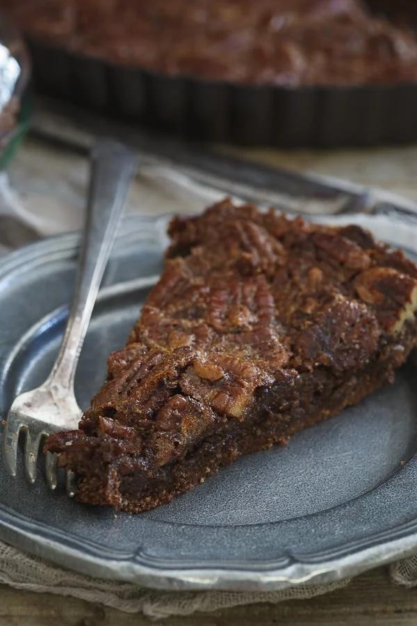 Grain Free Chocolate Pecan Tart