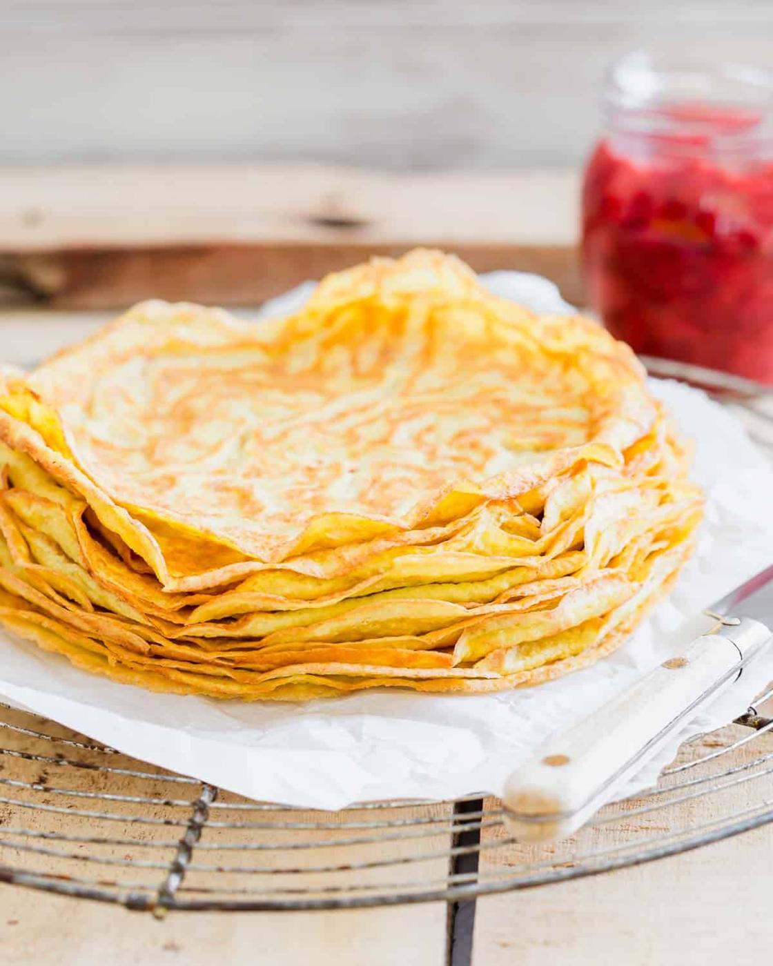 Light & Fluffy Paleo Crepes