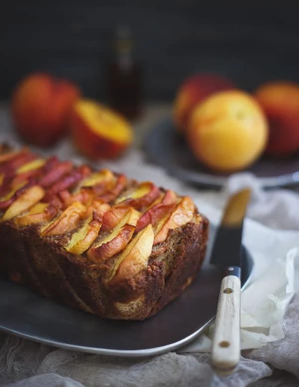 Paleo Maple Peach Bread