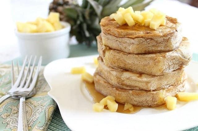 Pancake Battered Pineapple Rings