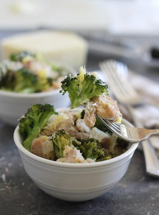 20 minute lemon chicken and broccoli