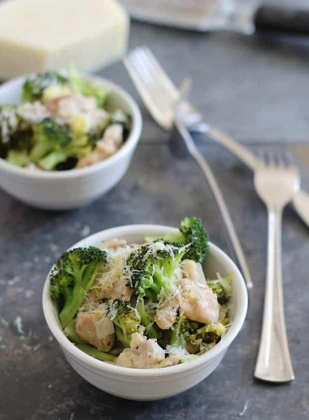 Parmesan Lemon Chicken and Broccoli