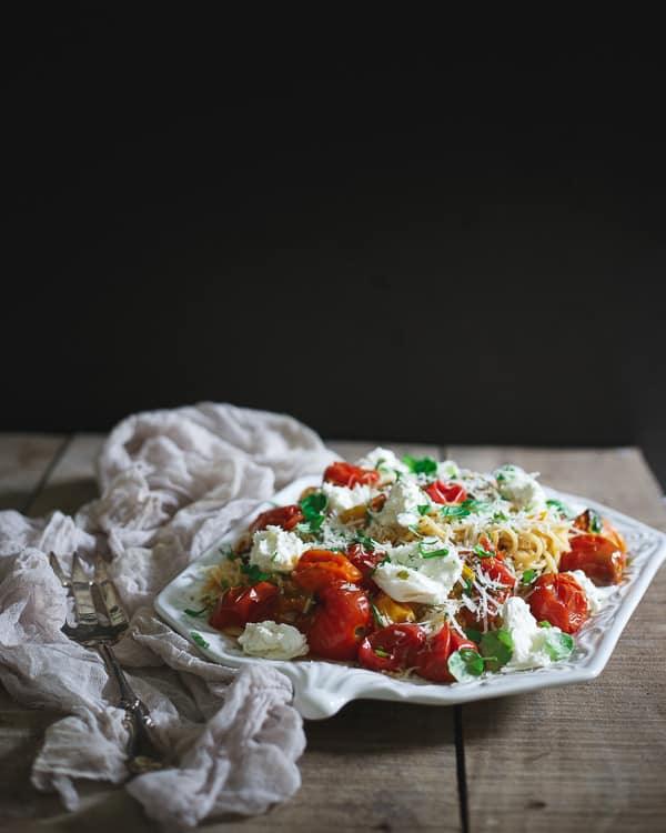 Pasta Checca with Burrata
