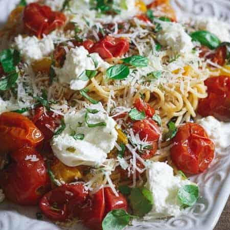 Pasta Checca with Burrata