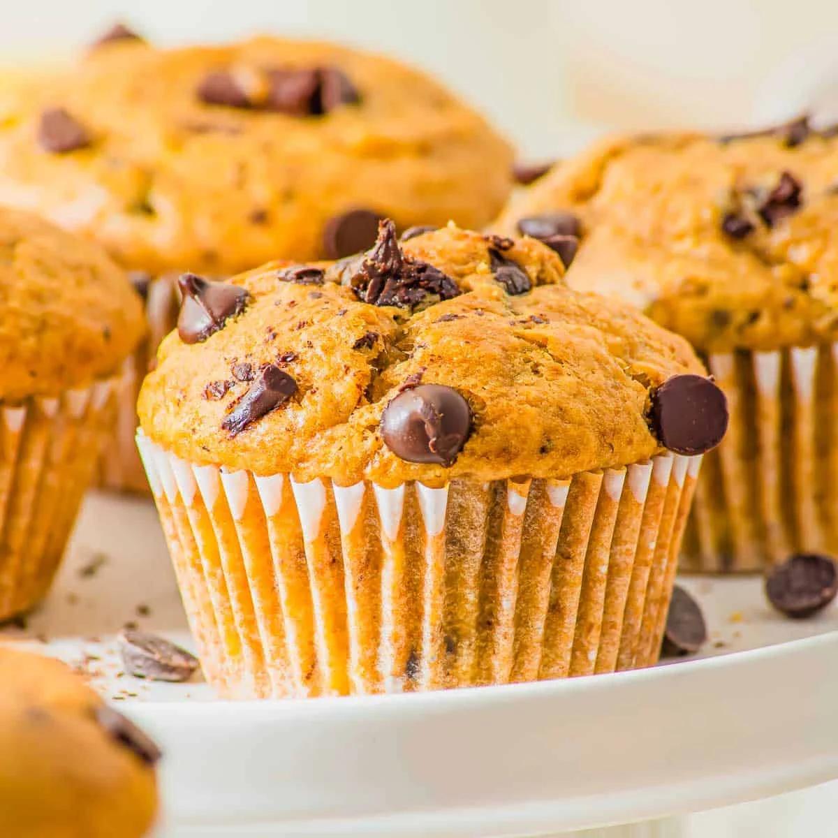 Peanut Butter Banana Muffins