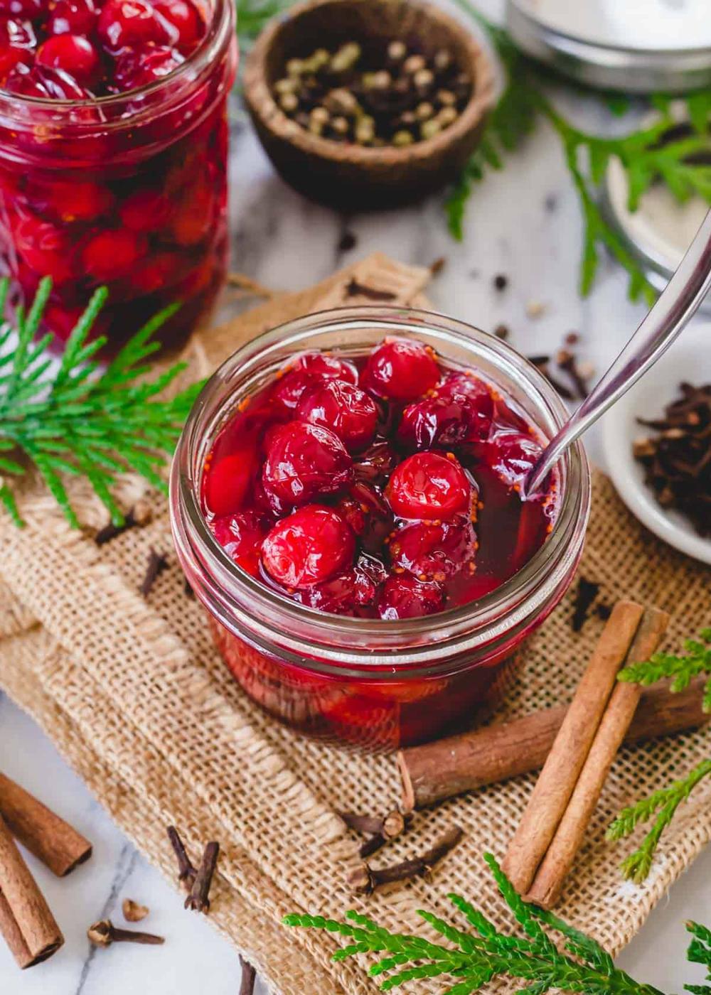 Pickled Cranberries