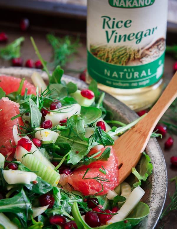 Pickled Fennel Citrus Salad with Orange Dijon Vinaigrette