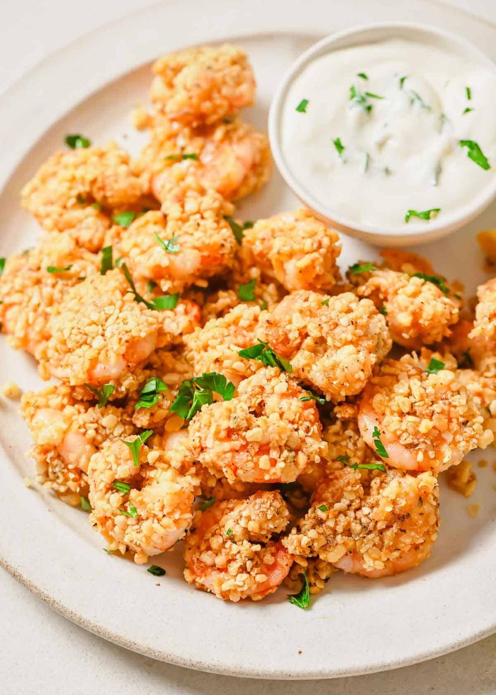 Easy Baked Popcorn Shrimp
