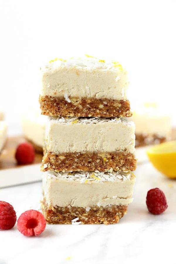 Raw Lemon Coconut Bars