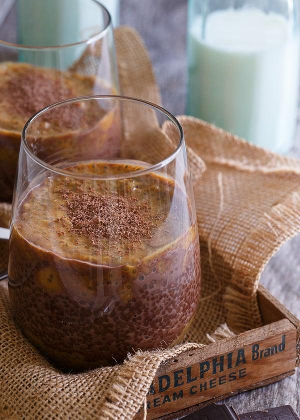 Pumpkin Chocolate Chia Pudding