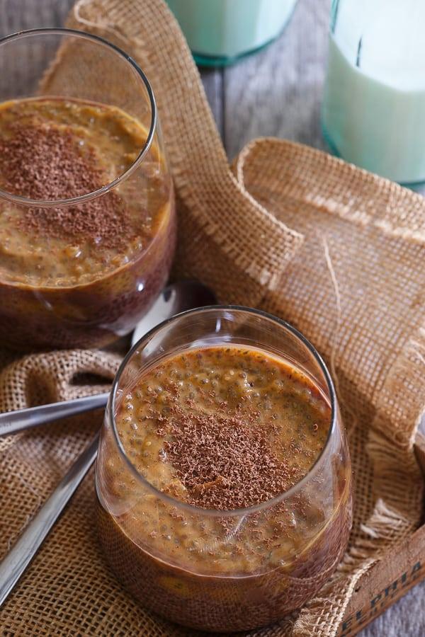 Chocolate Pumpkin Chia Pudding