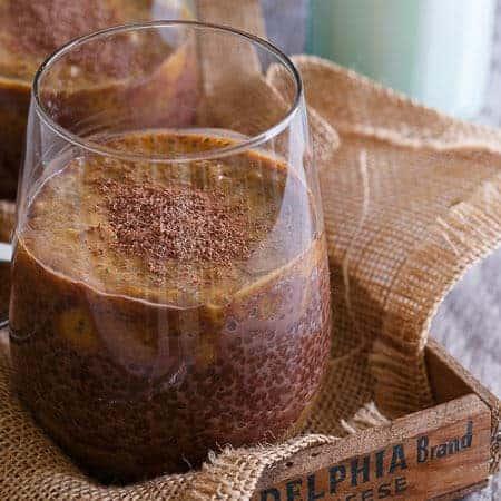 Pumpkin Chocolate Chia Pudding