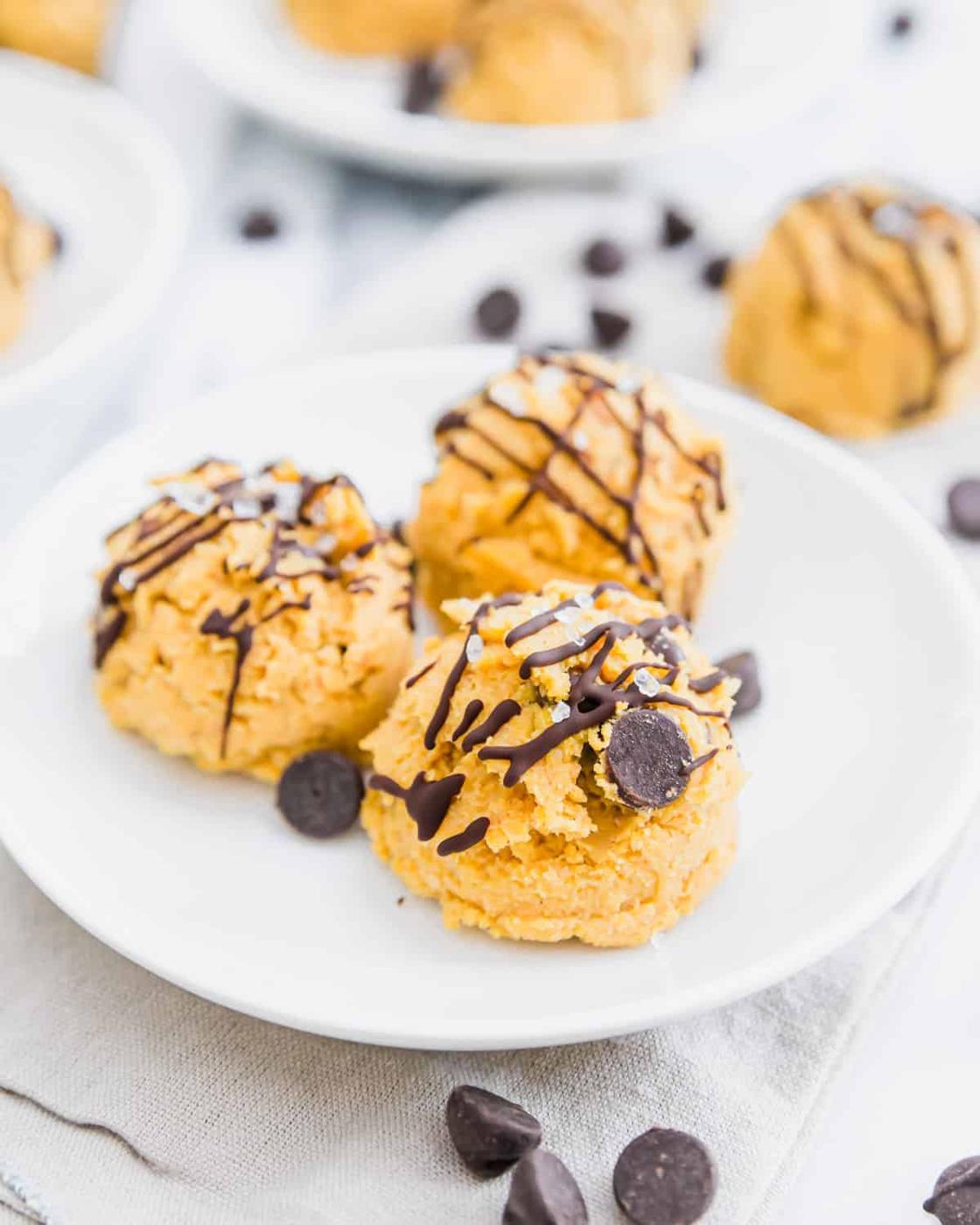 Pumpkin Cookie Dough Bites