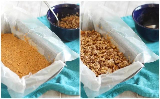Pumpkin bread with streusel topping