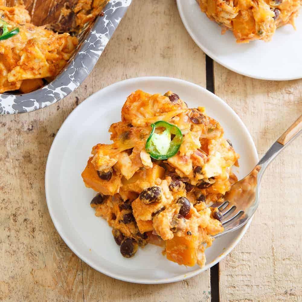 Pumpkin Tortilla Casserole