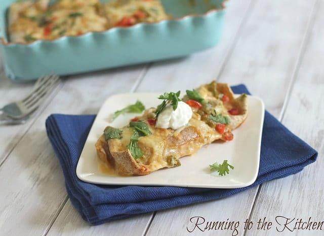 PW Wednesdays: White Chicken Enchiladas