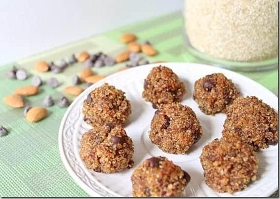 Quinoa Chocolate Chip Bites