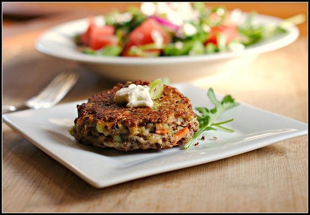 Goat Cheese Quinoa Patties
