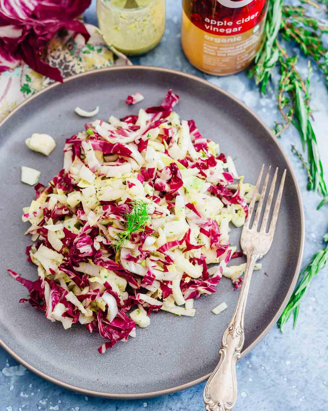 Endive Salad with Radicchio and Fennel