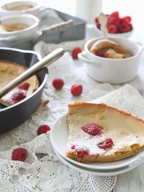 Raspberry Lemon Dutch Baby
