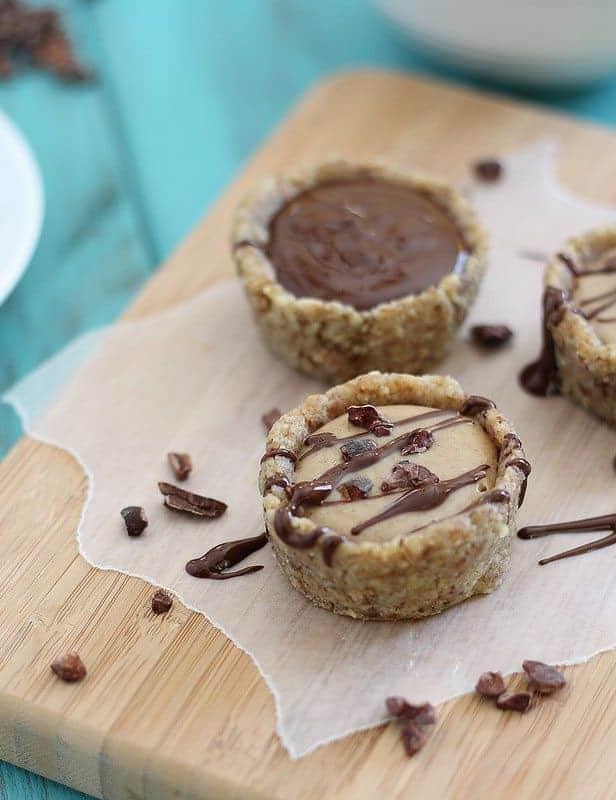 Raw Walnut and Pecan Tartlets: 2 Ways