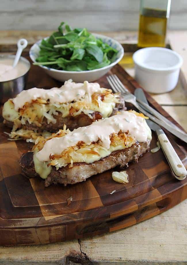 Reuben Strip Steak
