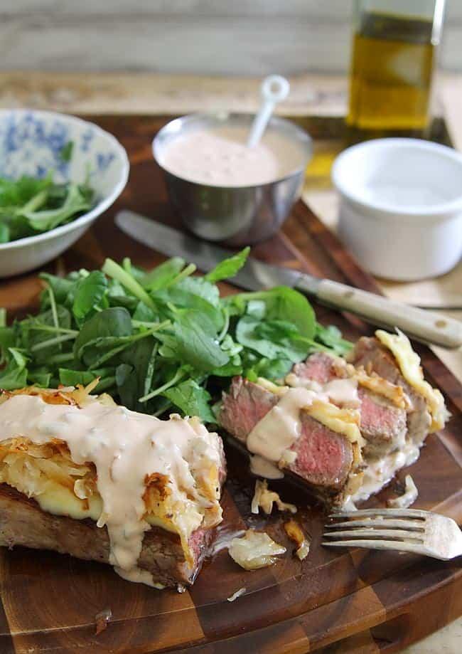 Reuben Strip Steak