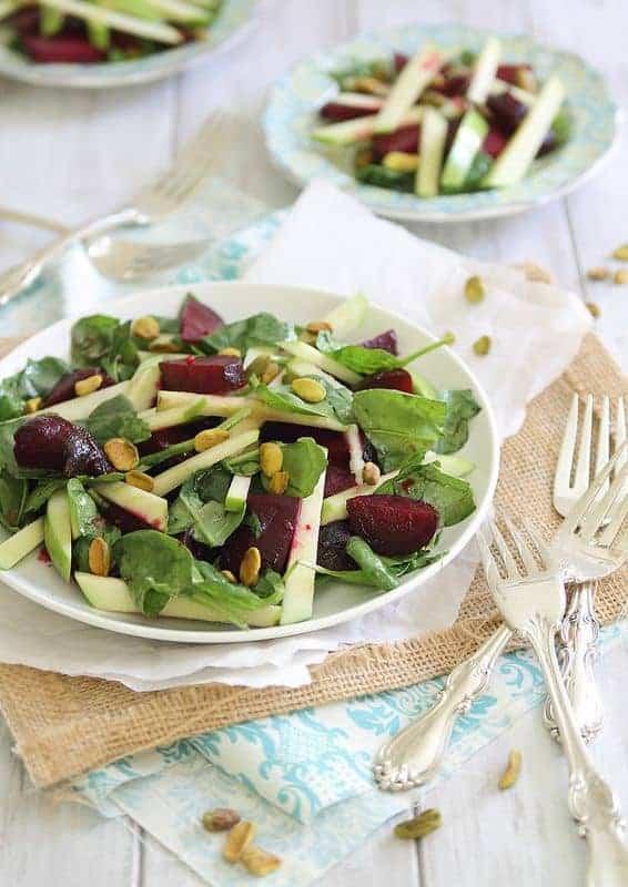 Roasted Beet and Apple Salad
