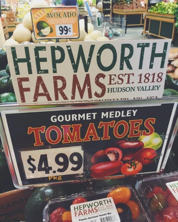 Hudson Valley heirloom tomatoes