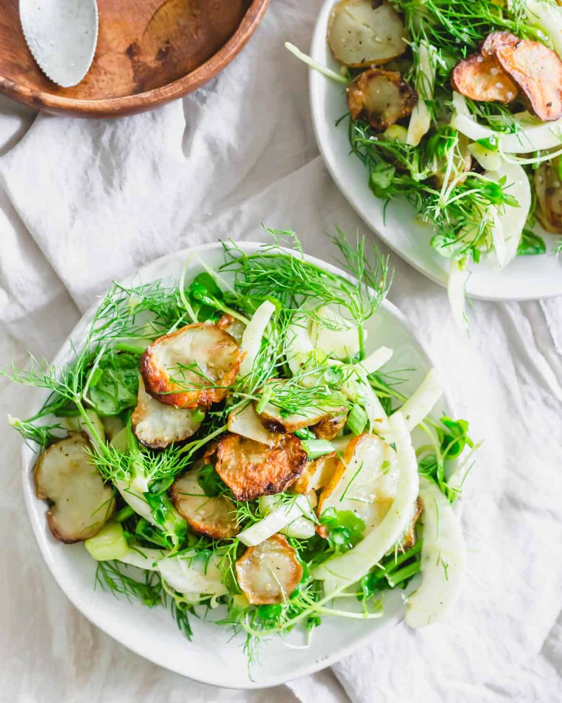 Roasted Sunchoke Salad