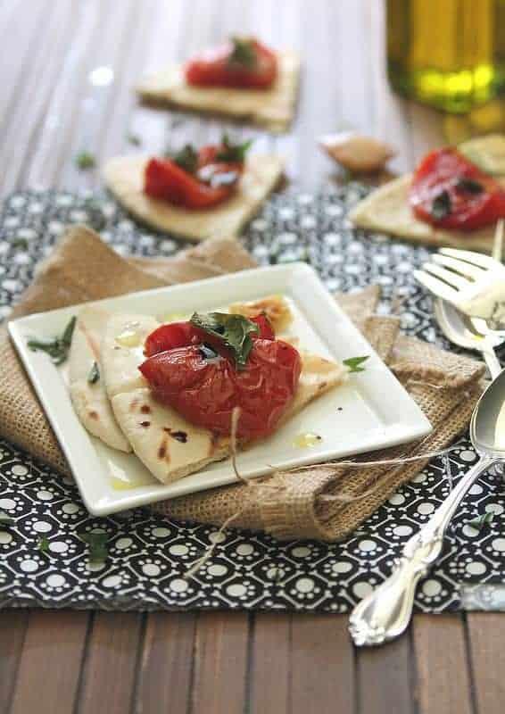Roasted Tomato Pita Bread and a Lobster Feast!