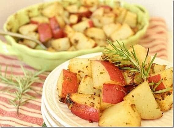 Rosemary Dijon Roasted Potatoes
