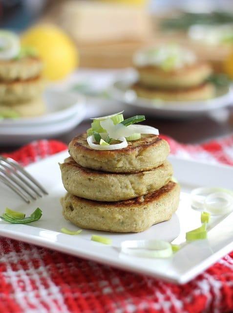 Rosemary cannellini cakes