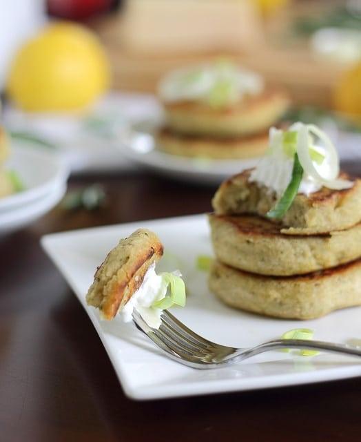 Rosemary leek cannellini patties