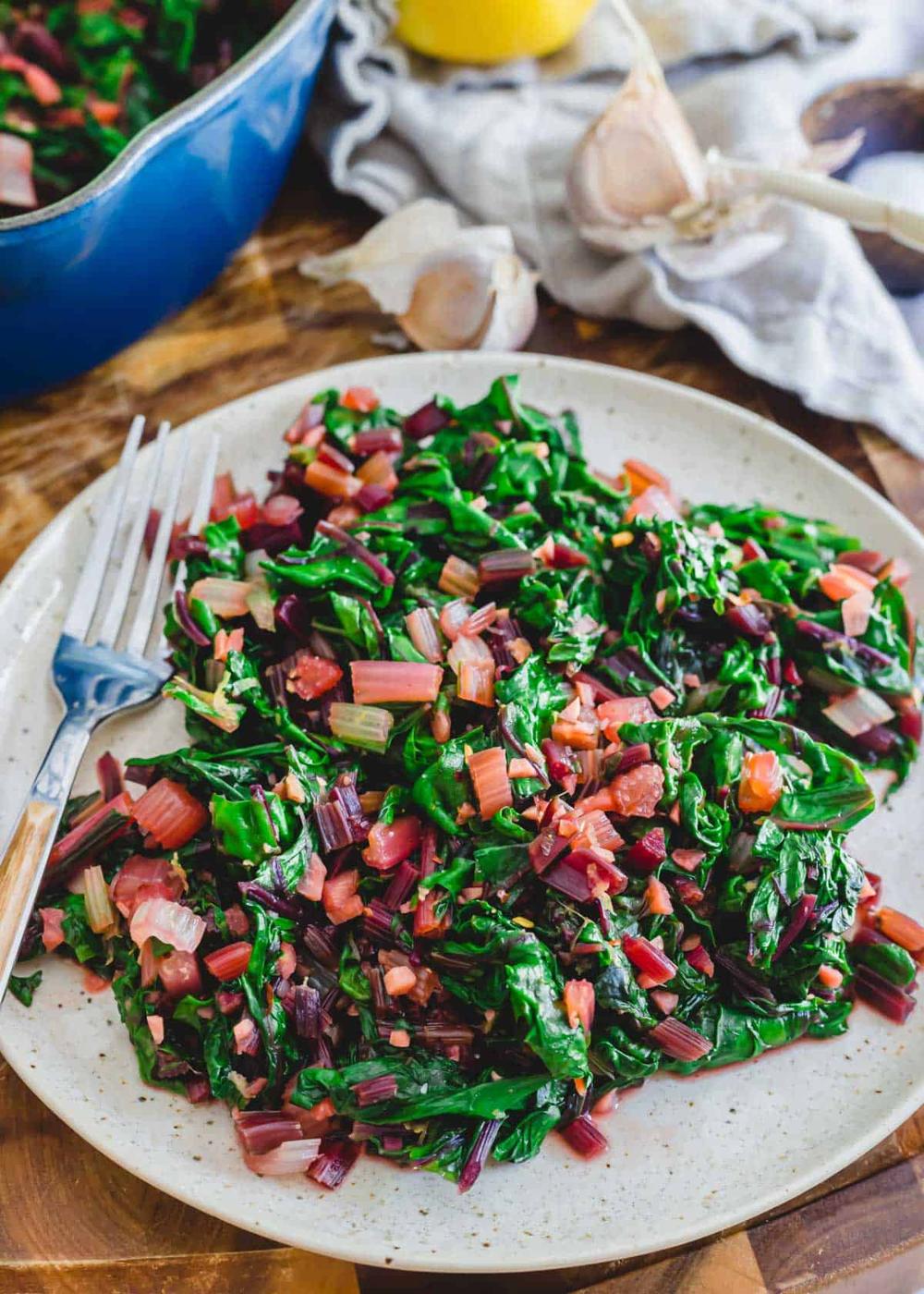Sautéed Beet Greens and Swiss Chard