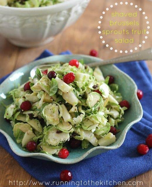 Shaved Brussels Sprouts Fruit Salad