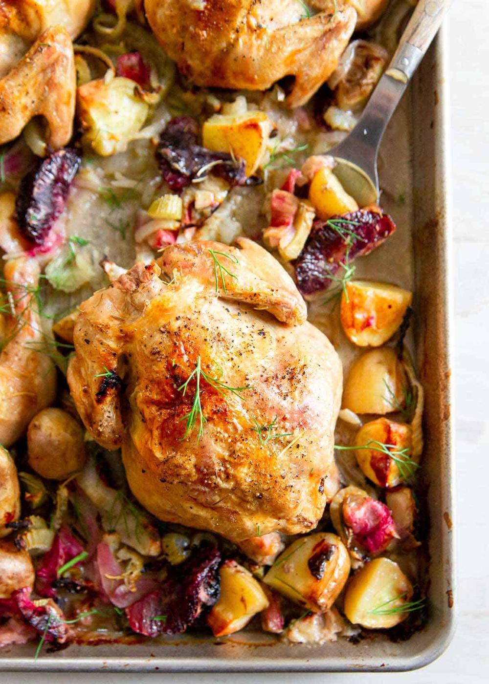 Sheet Pan Cornish Game Hens