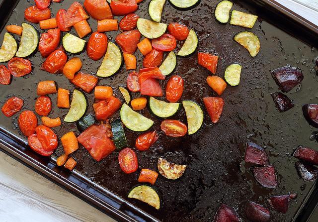 Roasted vegetable salad