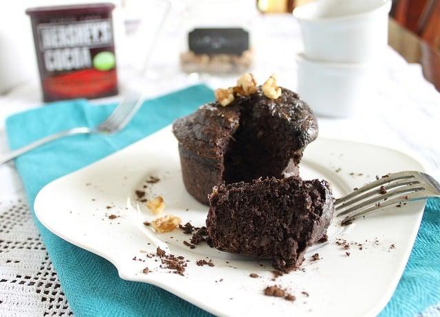 Chocolate cake for one