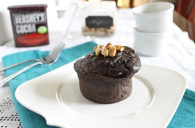Single Serving Chocolate Cake