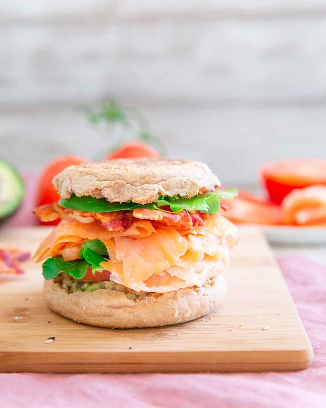 Smoked Salmon BLT with Avocado