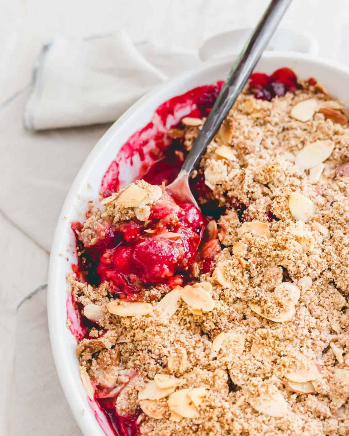 Sour Cherry Crisp