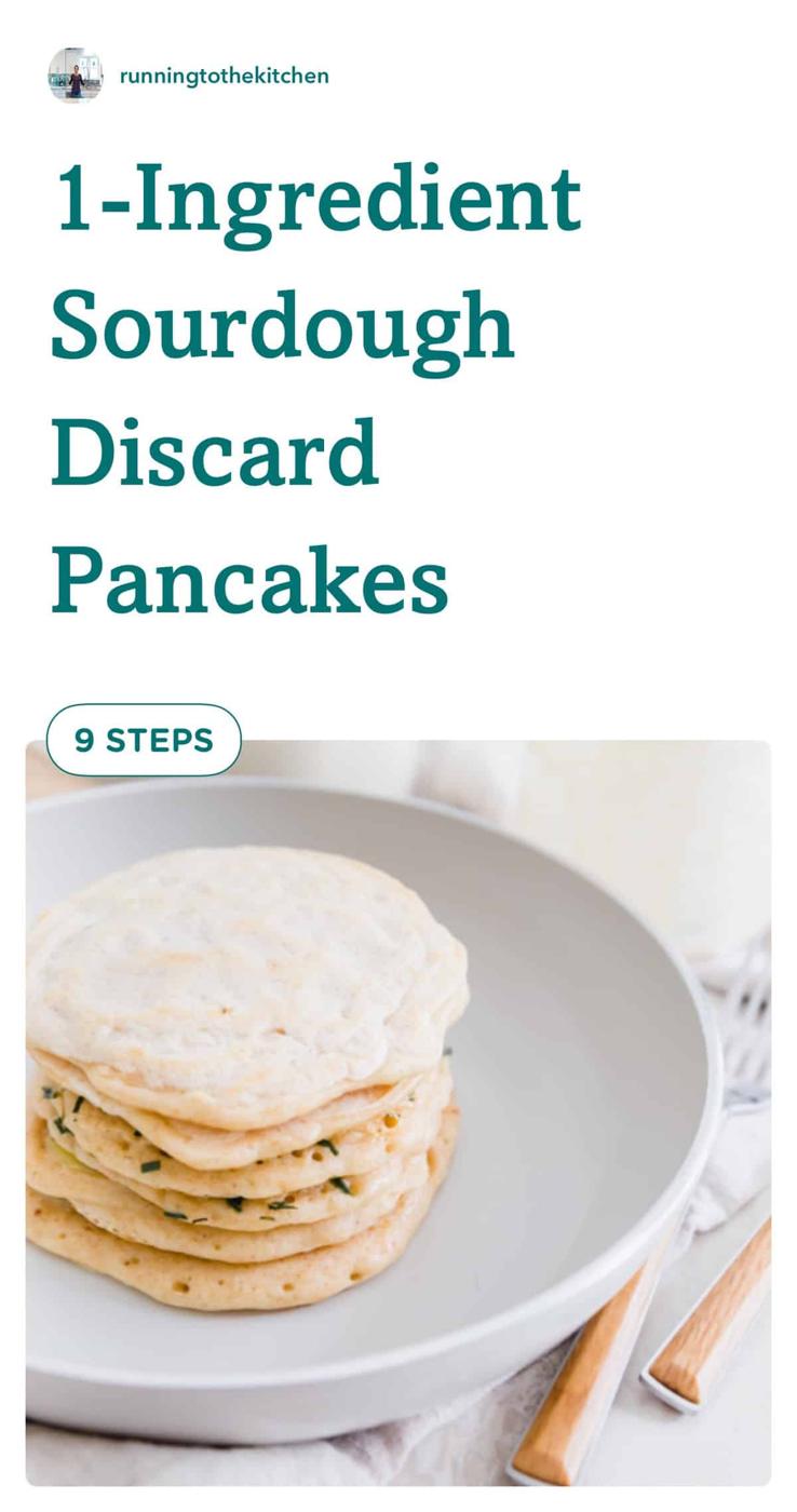 Make sourdough pancakes with 1-ingredient with these easy steps