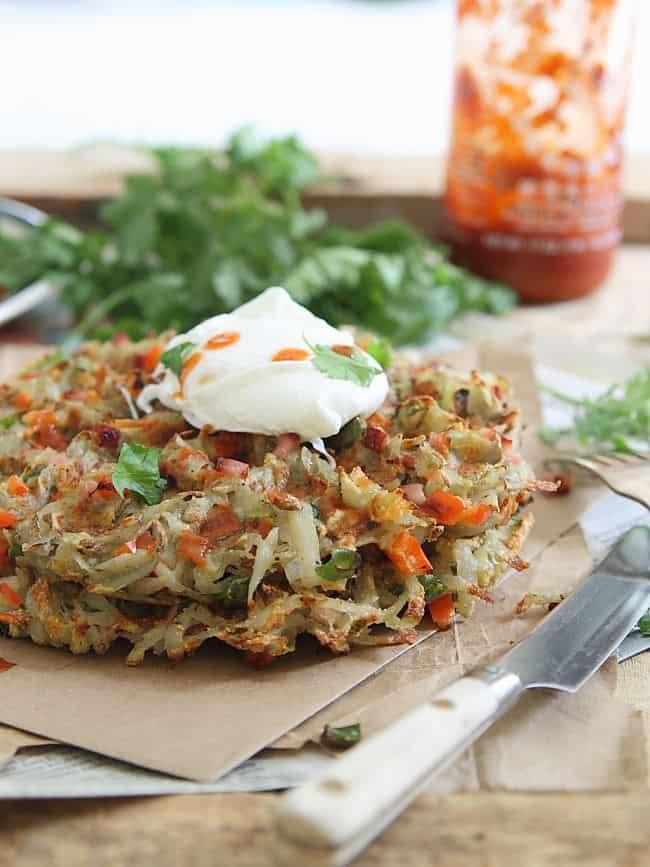 Hash brown waffles